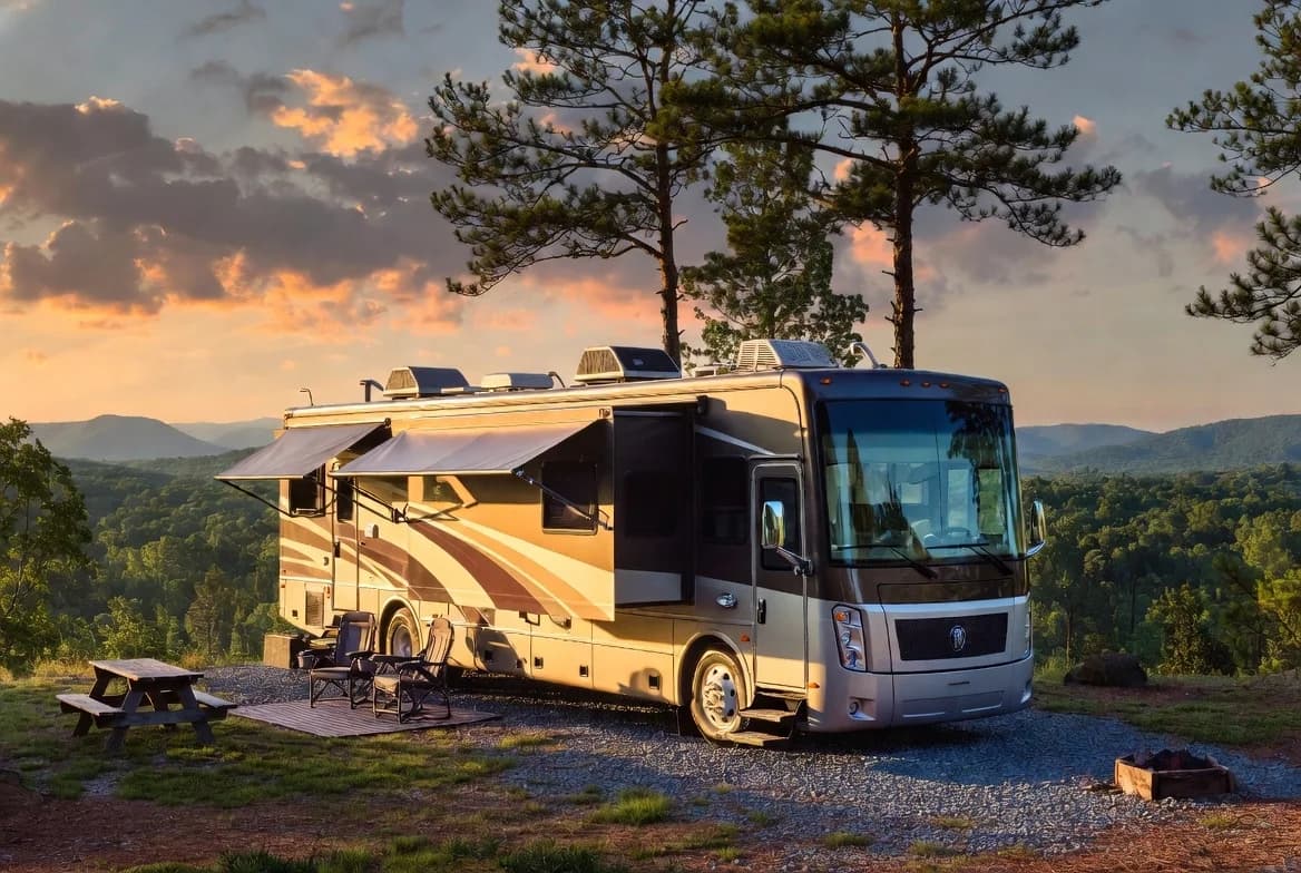 Class A Motorhome rental in Miami California - sleeps 6-8, perfect for Large families and Extended trips
