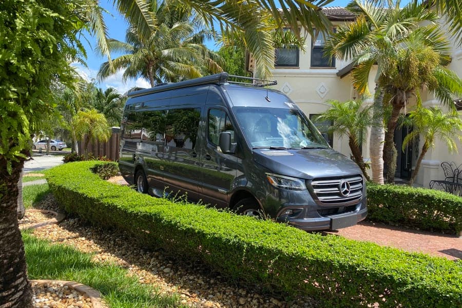 "Lola" Brand New 2021 Mercedes Benz Winnebago Era 70X Class B RV rental in Miami Florida — exterior