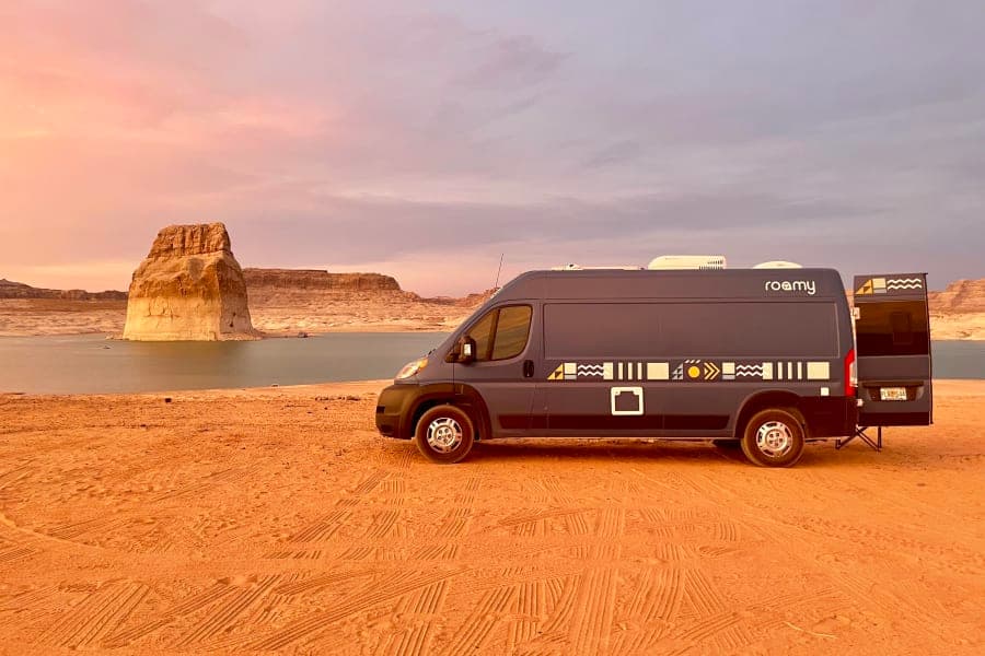 ROAMY - 2020 RAM Promaster Luxury Campervan Conversion Class B RV rental in Miami Florida — exterior