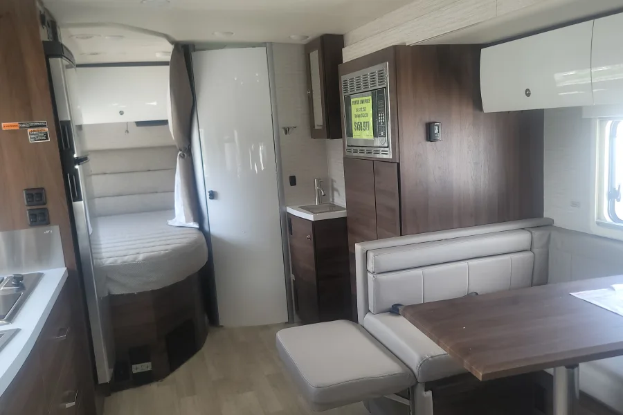 2022 Winnebago Navion Class C RV rental in Miami Florida — exterior