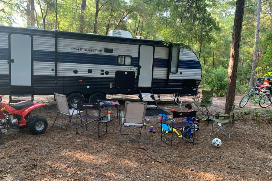 2020 Forest River Cherokee Grey Wolf Travel Trailer RV rental in Miami Florida — exterior